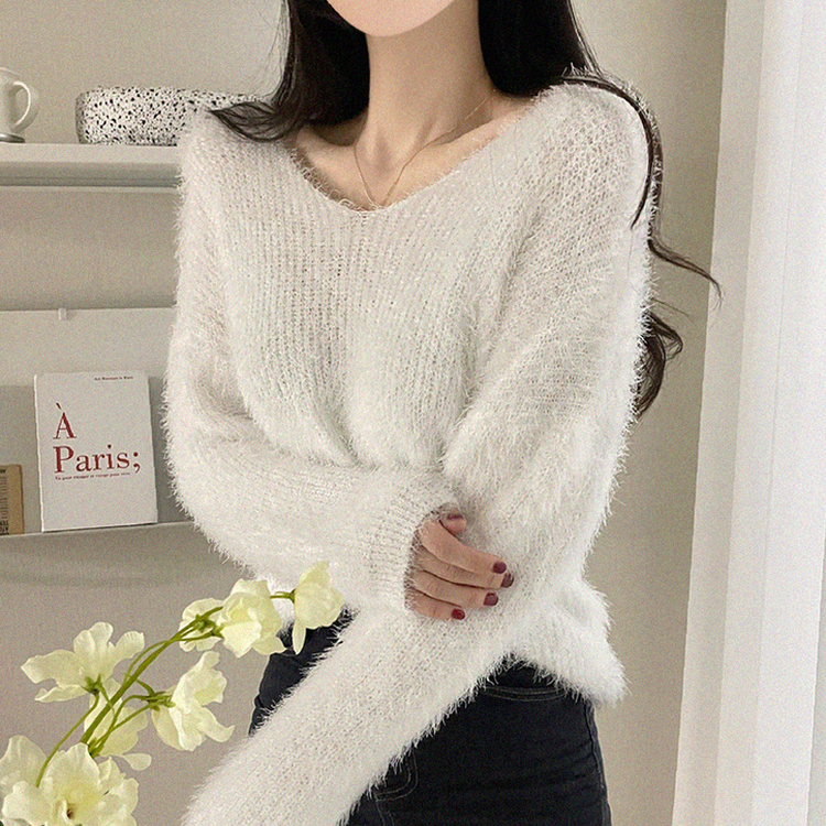 レア 即完売 searoomlynn アンゴラVネックニット アンゴラVネックニット(5color)｜ニット｜韓国ファッション通販 SONA