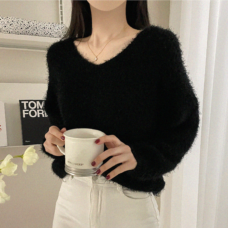 レア 即完売 searoomlynn アンゴラVネックニット KNIT WEAR item – Sea Room lynn