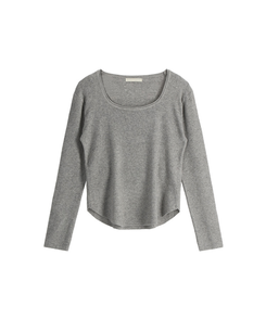 スクエアネックデイリー長袖ニット(7color)