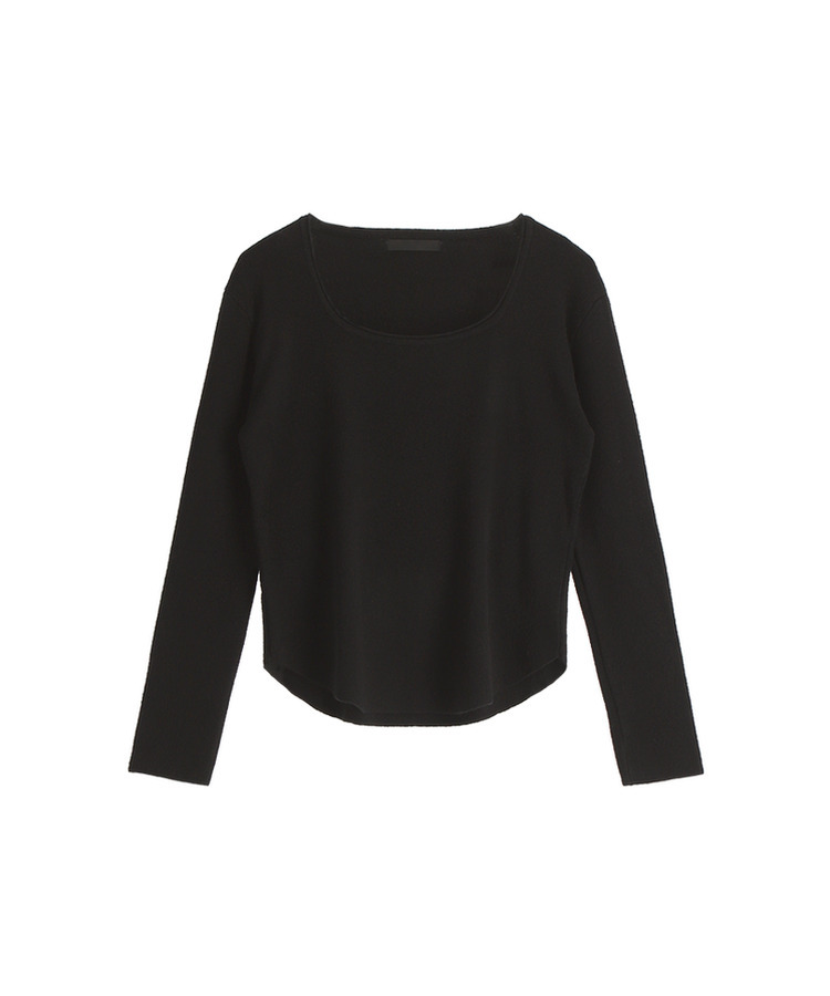 スクエアネックデイリー長袖ニット(7color)