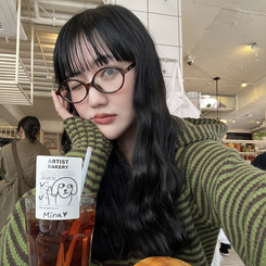 ストライプニットジップアップ GREEN