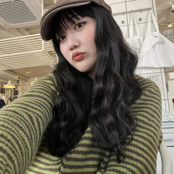 ストライプニットジップアップ GREEN