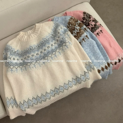 ノルディックラウンドニット