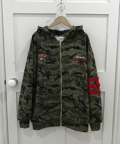 ミリタリーフードジップアップ