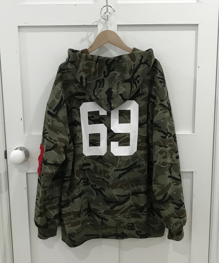 ミリタリーフードジップアップ