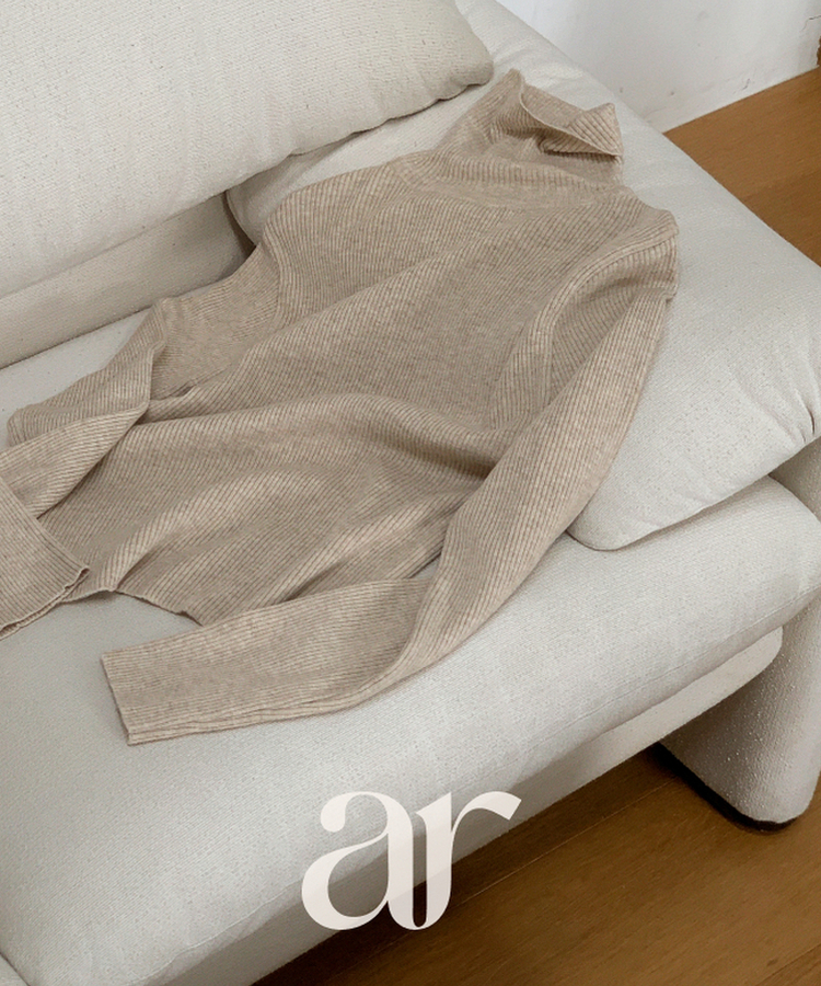 nt5263 (5컬러/여리실루엣/데일리베이직) 리엘라 소프트 골지 폴라 니트