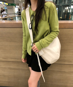 ラウンドニットカーディガン(5color) OLIVE