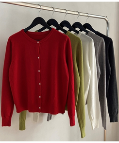 ラウンドニットカーディガン(5color)