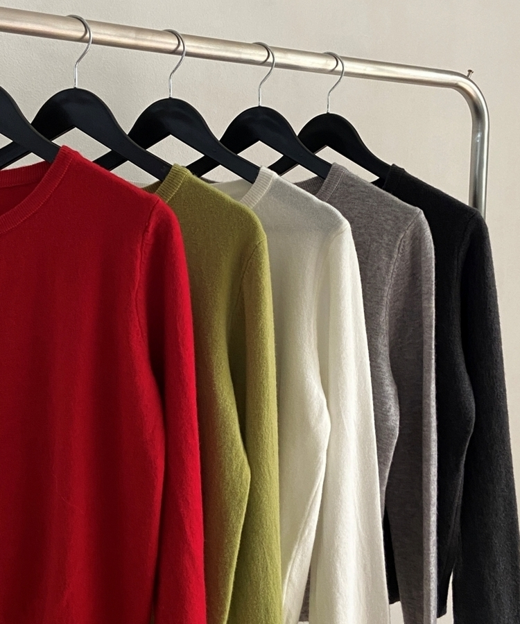 ラウンドニットカーディガン(5color)