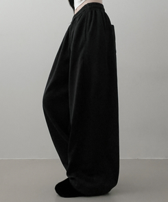 4계절팬츠옆절개와이드핏사이드스냅트레이닝롱팬츠 차콜