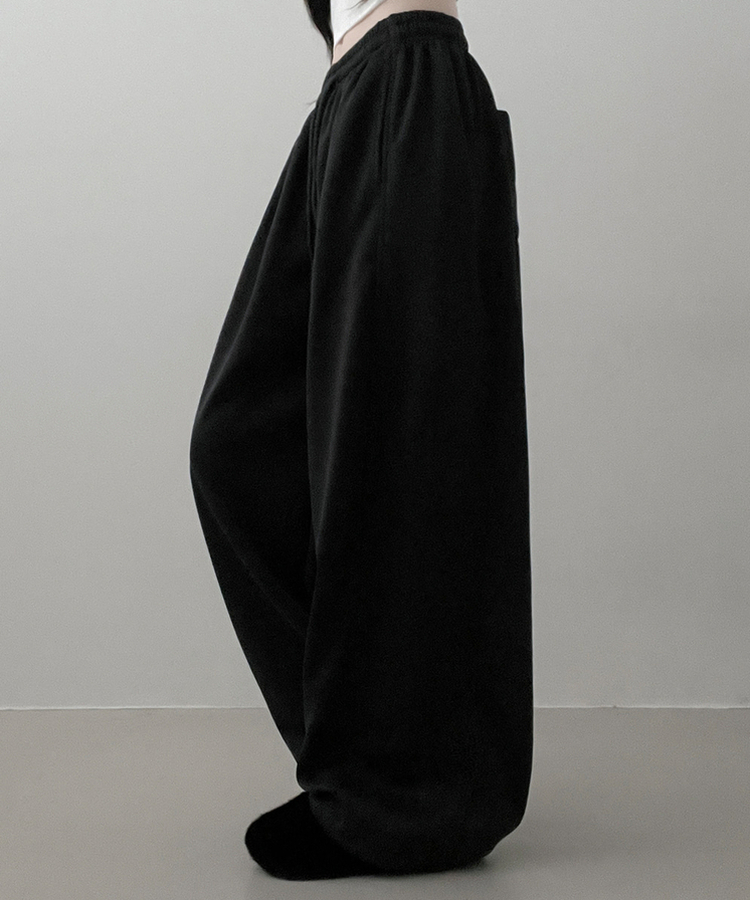 4계절팬츠옆절개와이드핏사이드스냅트레이닝롱팬츠 차콜