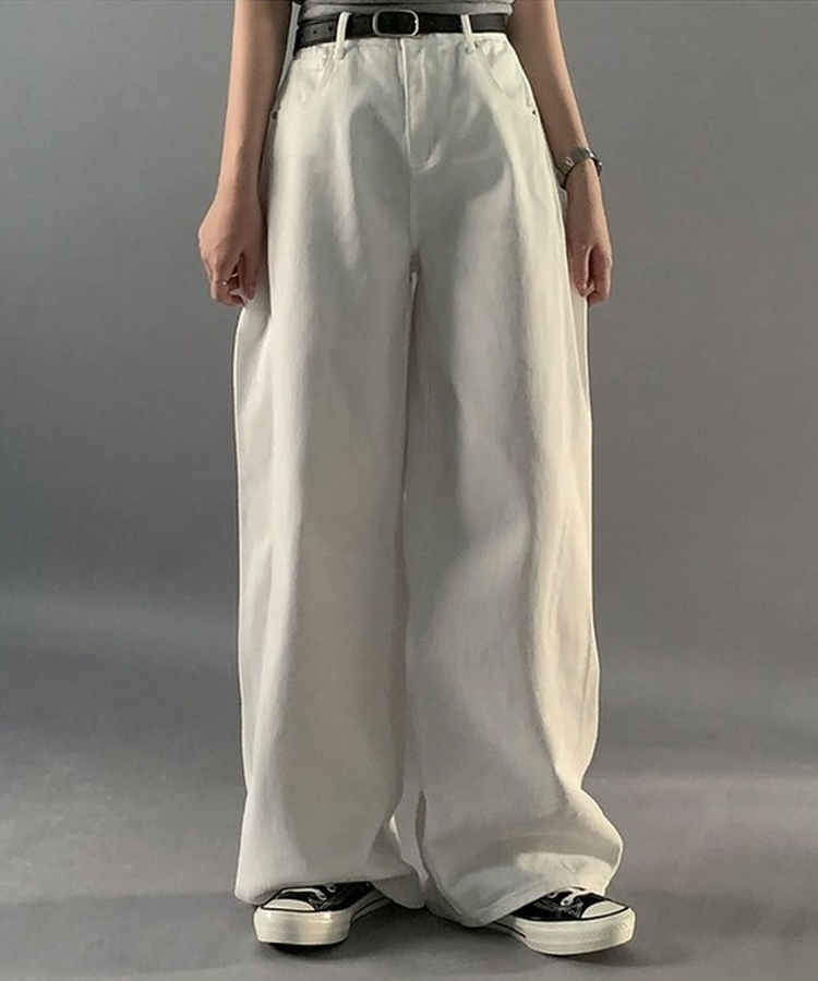 【期間限定価格】パラスパレス　コットンチノサイドポケットワイドパンツ 期間限定価格】パラスパレス コットンチノサイドポケットワイド