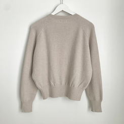 라운드 세미크롭 가을 겨울 니트가디건 빅사이즈