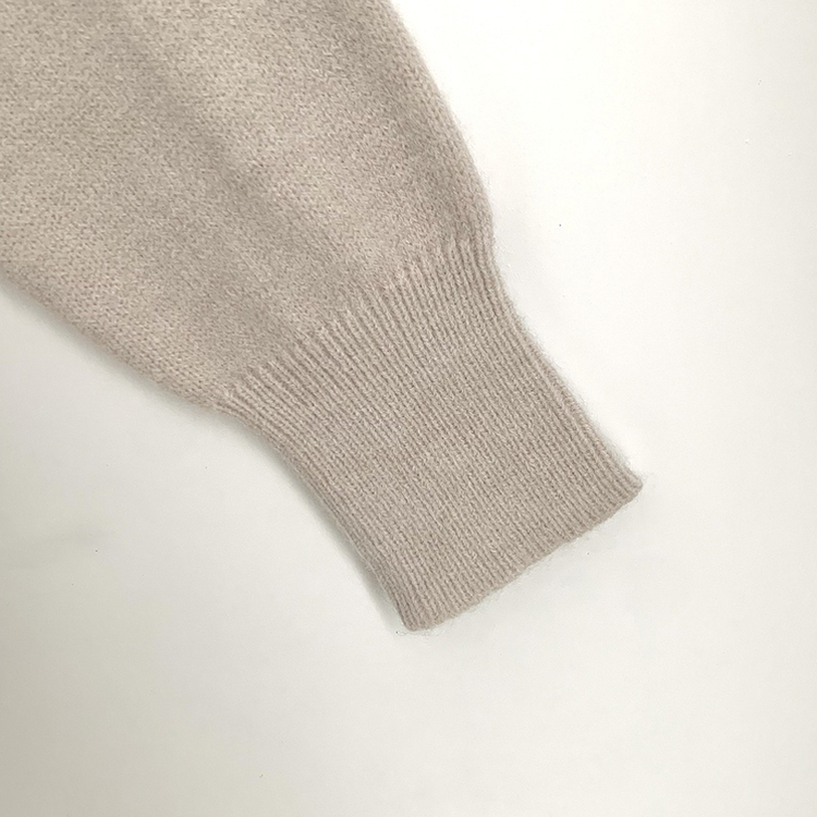 라운드 세미크롭 가을 겨울 니트가디건 빅사이즈