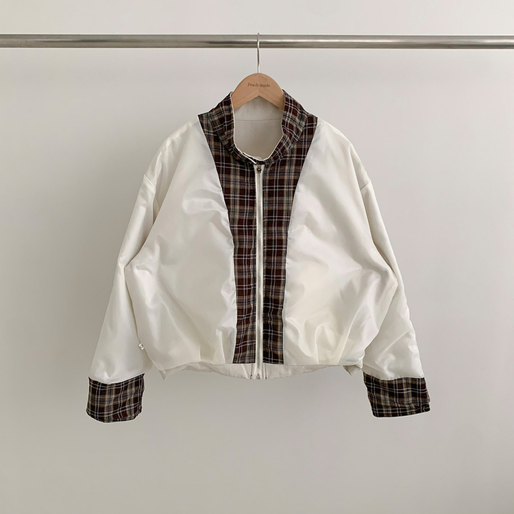 チェックオーバーフィットジャンパー