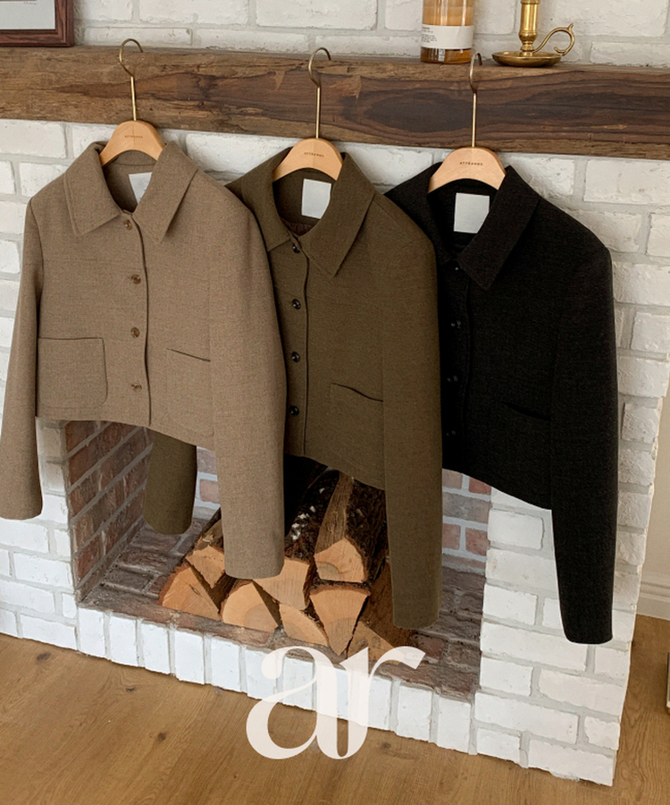 ☆Glam Lips☆エコスエードアンティークボタン3rdタイプジャケット