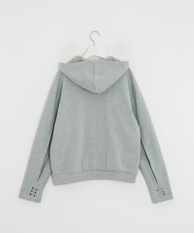 스터드 리벳 후드집업