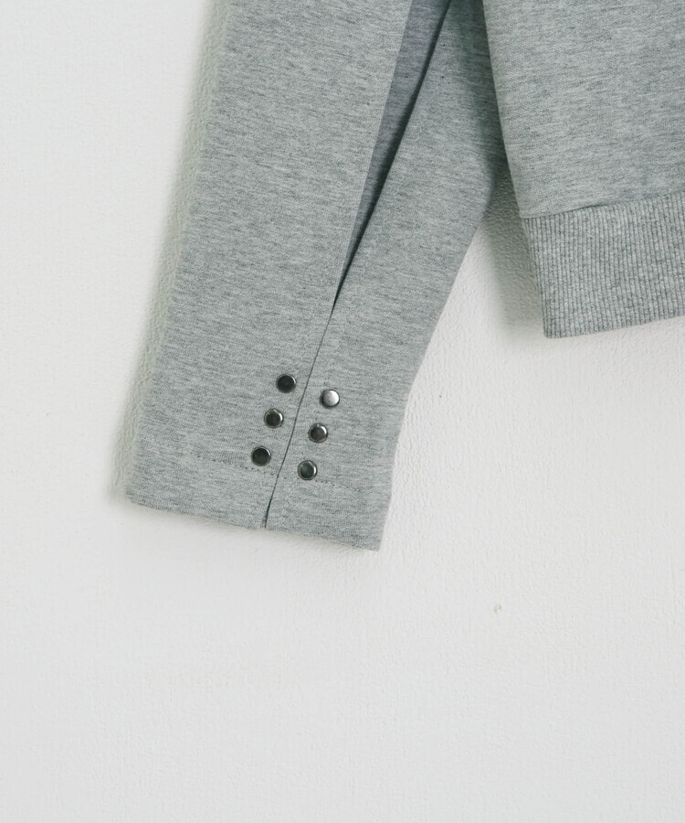 스터드 리벳 후드집업