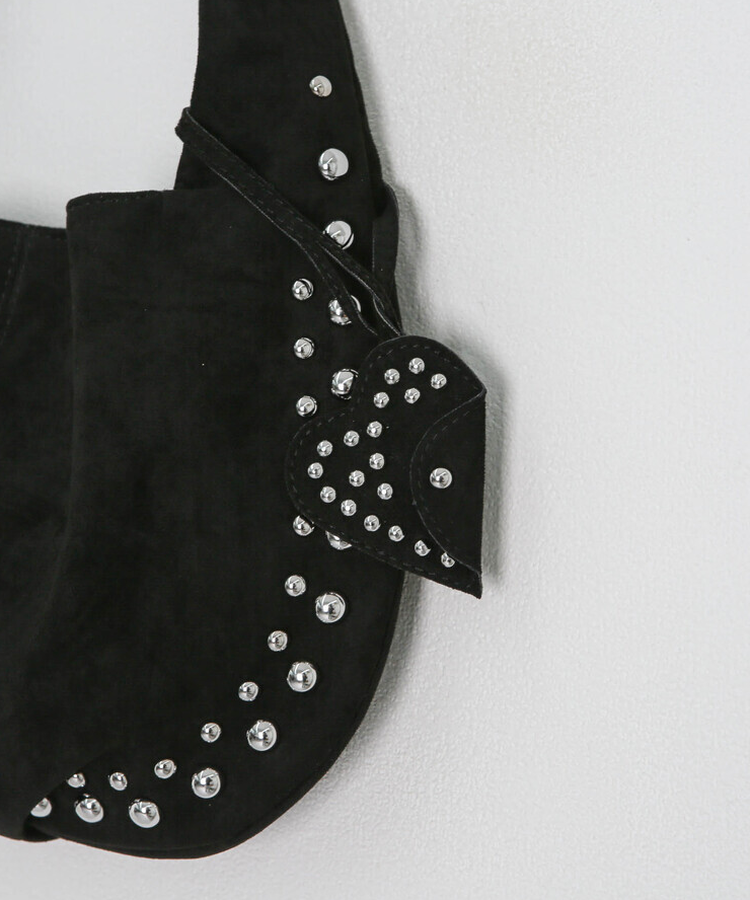 스터드 리머블 숄더백