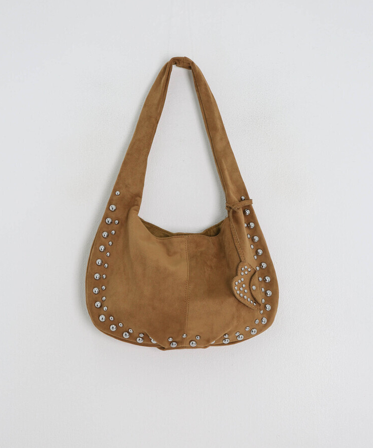 스터드 리머블 숄더백