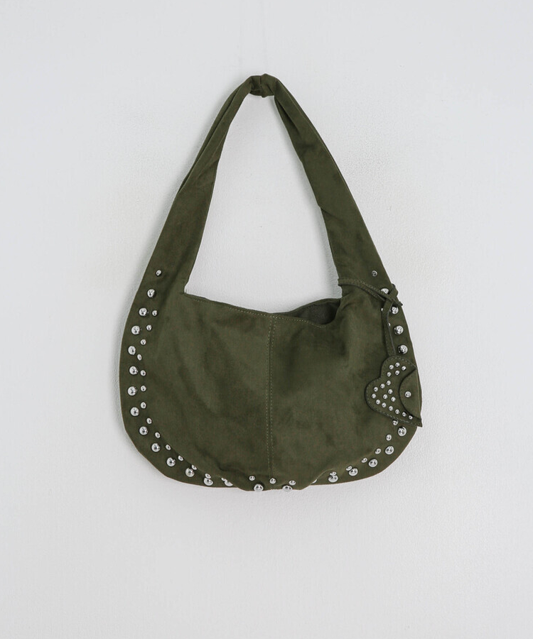 스터드 리머블 숄더백