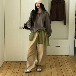 ストライプストリングTシャツ(5color) MOCHA