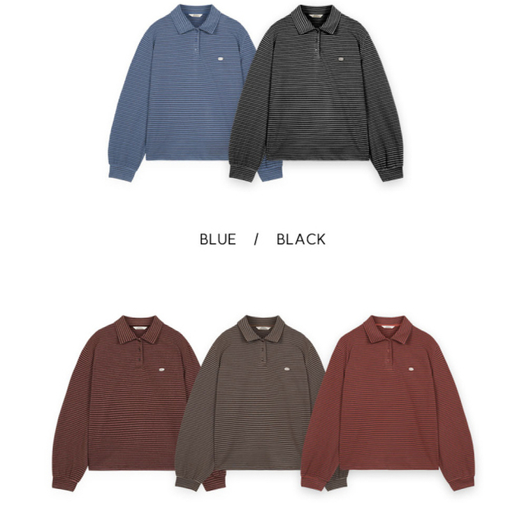 ストライプストリングTシャツ(5color)