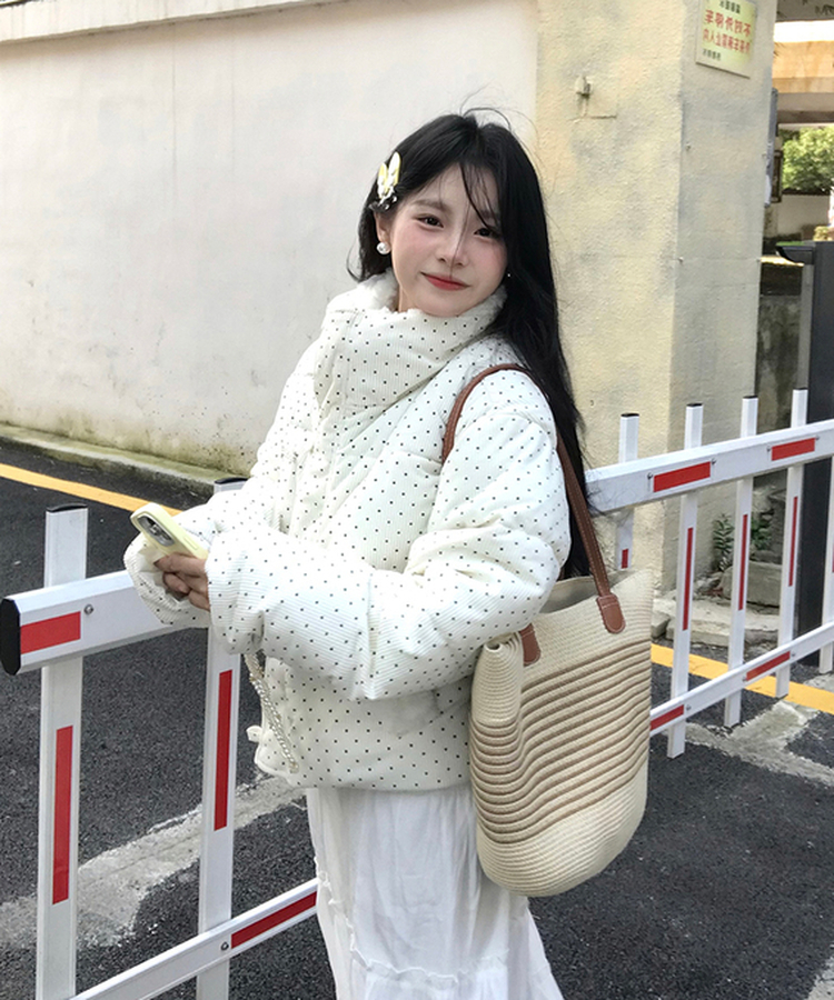 미니 도트 패딩