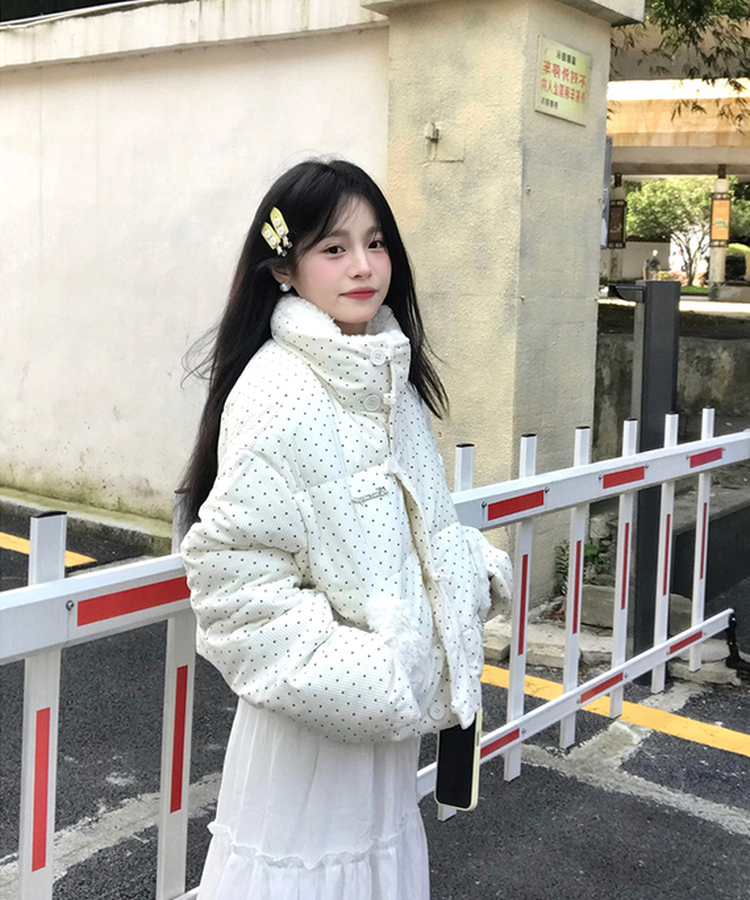 미니 도트 패딩