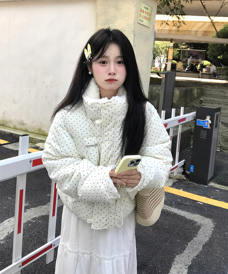 미니 도트 패딩