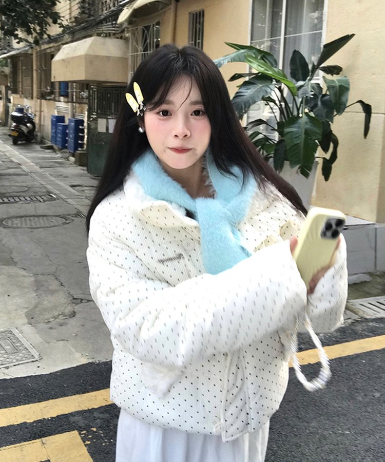 미니 도트 패딩