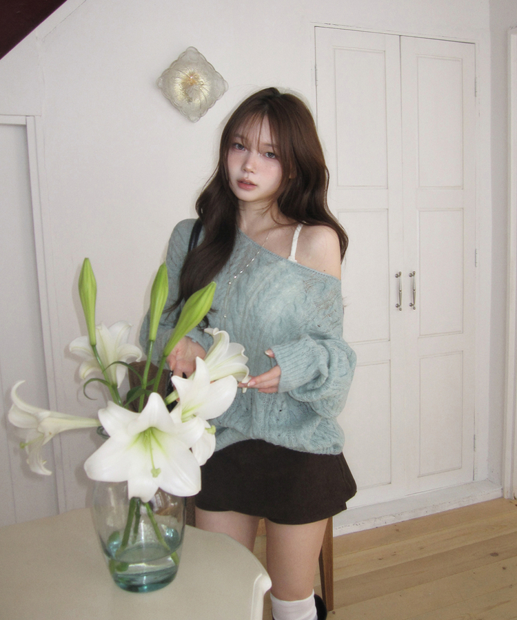 アルパカワンオフニット(5color) MINT