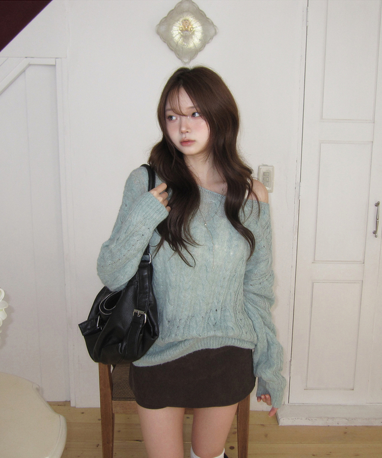 アルパカワンオフニット(5color) MINT