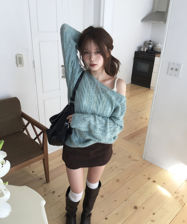 アルパカワンオフニット(5color) MINT