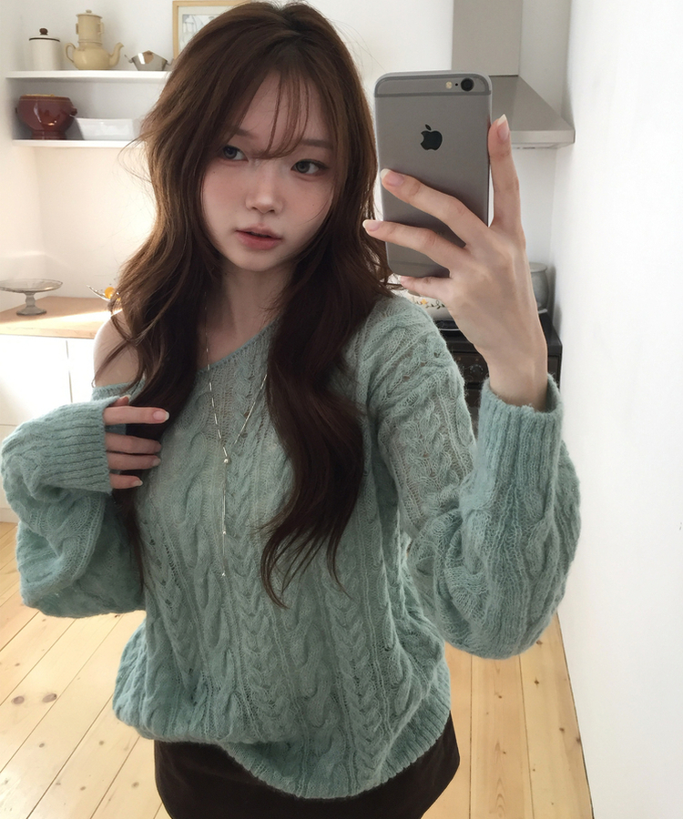 アルパカワンオフニット(5color) MINT