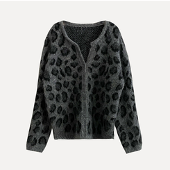 アンゴラレオパードニットカーディガン｜カーディガン｜韓国
