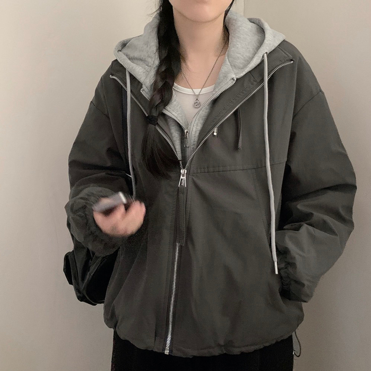 패딩 후드 누빔 야상 겨울 아우터 점퍼 먹색