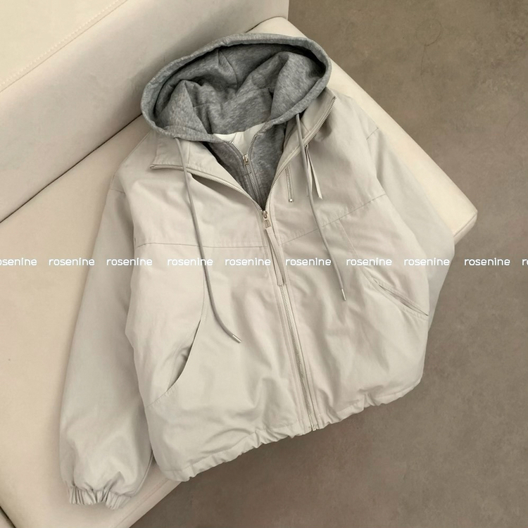 패딩 후드 누빔 야상 겨울 아우터 점퍼