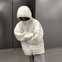 6×1  ダウンジャケット　ホワイト　良品 フード軽量ダウンジャケット(6color)｜ダウン｜韓国ファッション通販 SONA