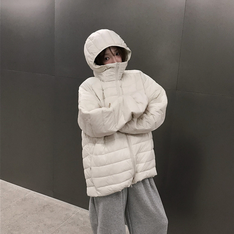 フード軽量ダウンジャケット(6color)｜ダウン｜韓国ファッション通販 SONA