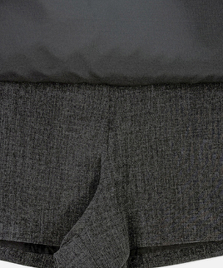 【ベルト付き】モダンスリットミニパンツスカート