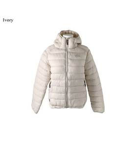 軽量ストリングフードダウンジャンパー