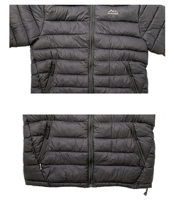 軽量ストリングフードダウンジャンパー