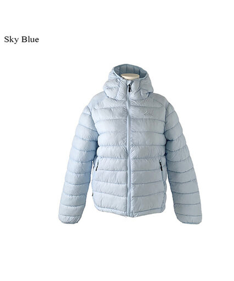 軽量ストリングフードダウンジャンパー