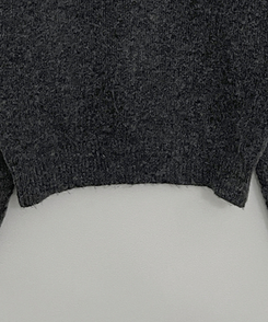 [V,라운드넥 선택]세미크롭핏라운드브이넥긴팔니트(10color)