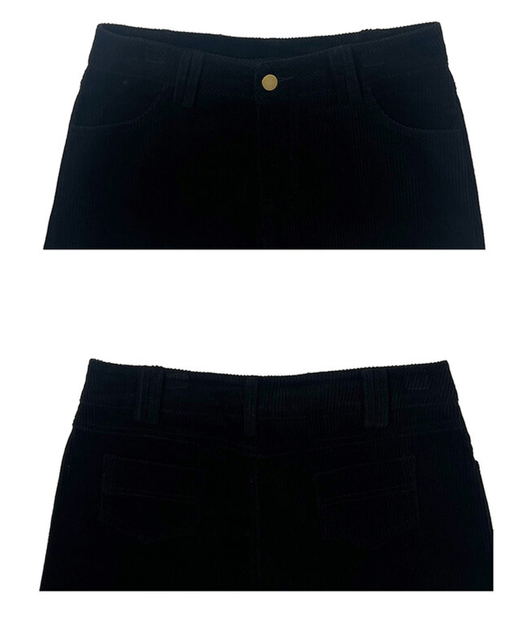 コーデュロイカジュアルホットパンツ