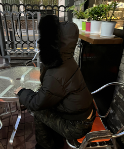 ショートファーダウン BLACK