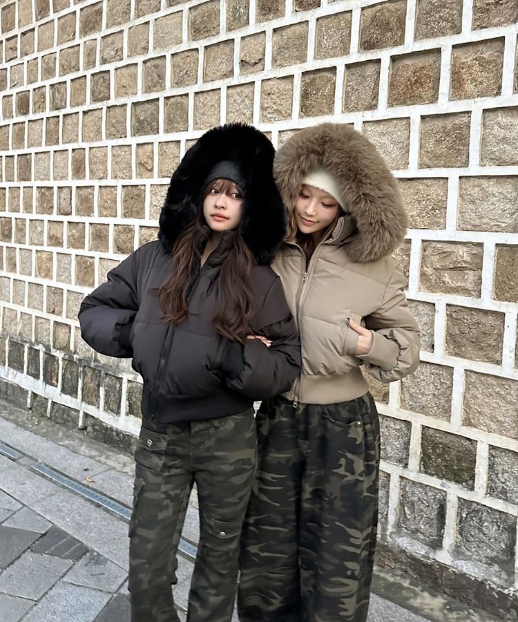 ショートファーダウン BEIGE