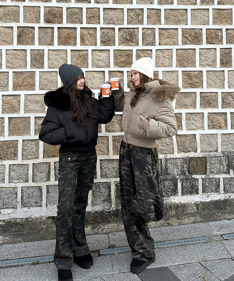 ショートファーダウン BEIGE