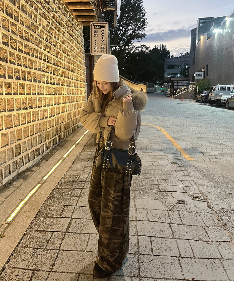 ショートファーダウン BEIGE